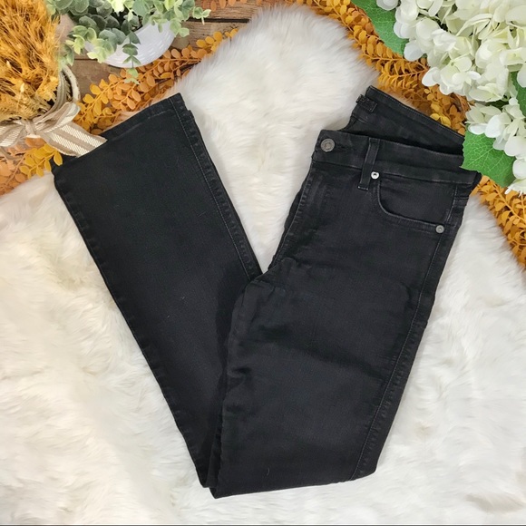 7 For All Mankind - The Skinny Bootcut Jeans Black - Picture 2 of 8